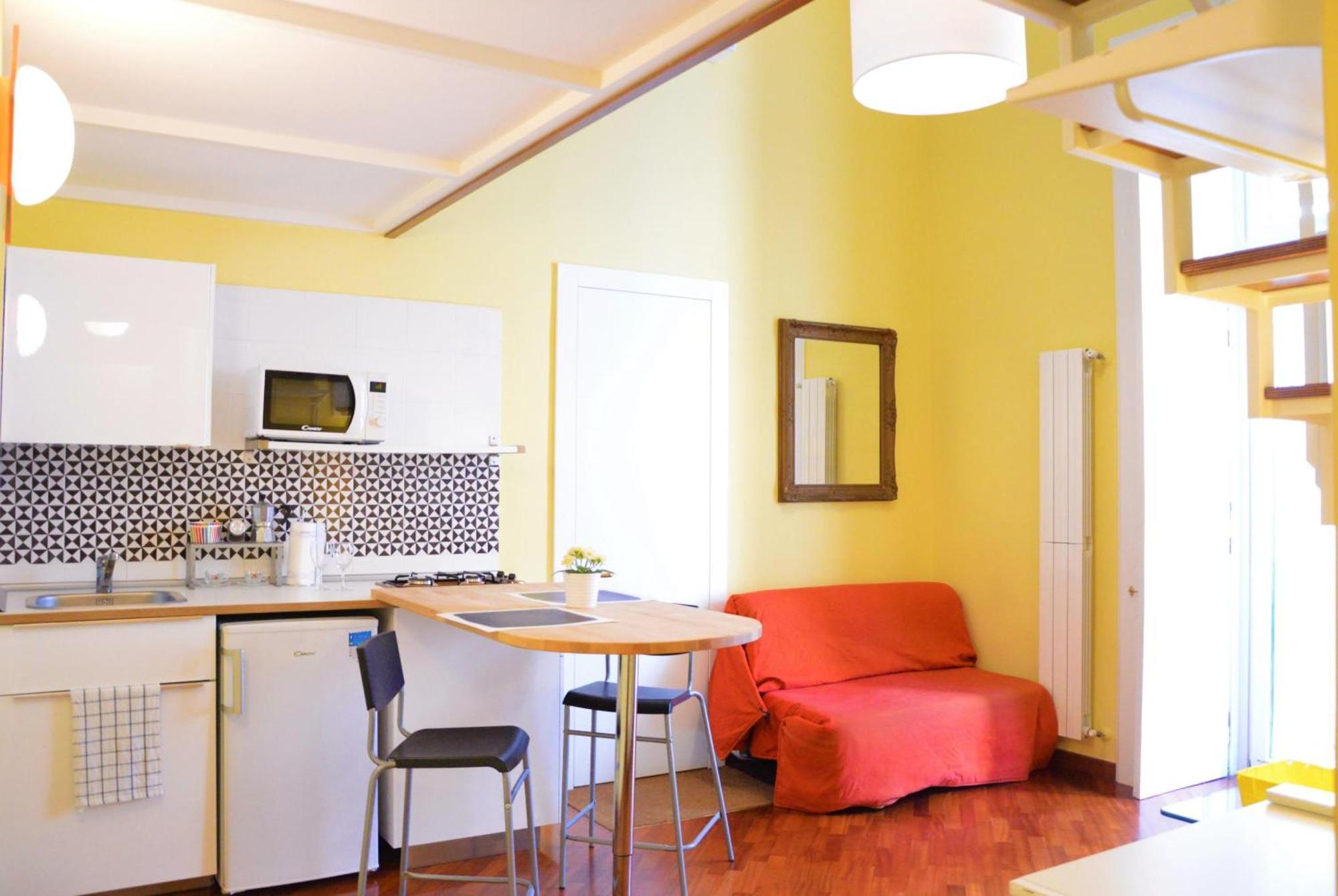 Studio met Balkon - Split-Level